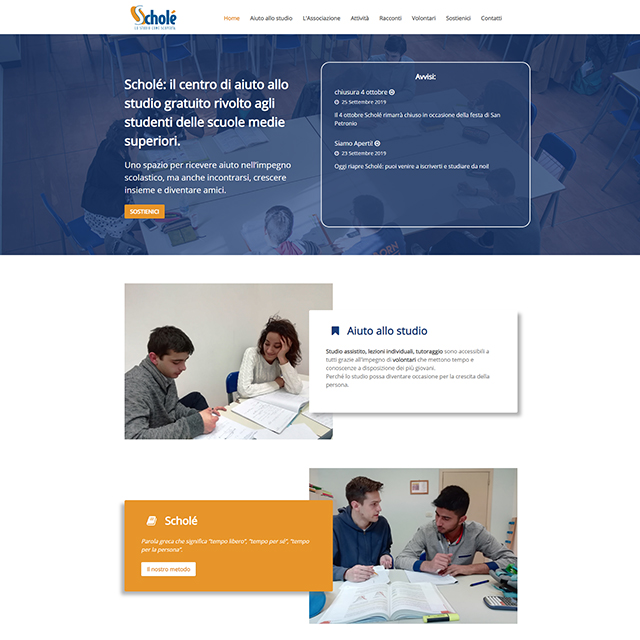Sito Web Scholé